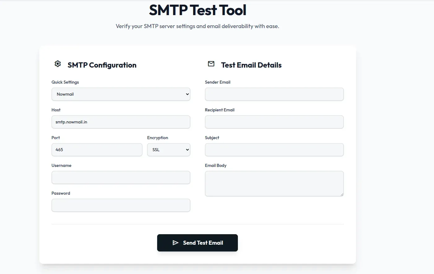 Introducing the SMTP Test Tool by NowMail: The Ultimate Guide to Email Testing & Debugging